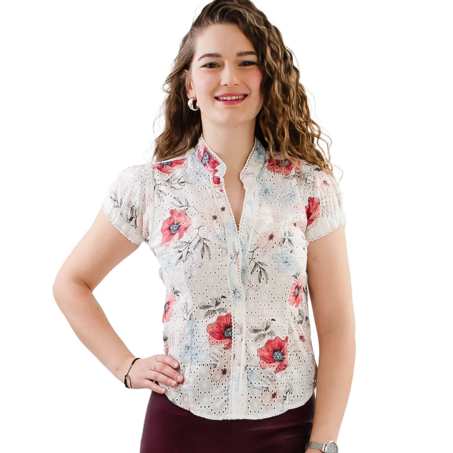 Best Sale Damen Bluse "Lara", Creme Damen Blusen