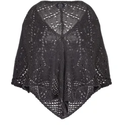 Cheap Damen Dreieck Poncho, Anthrazit Damen Ponchos