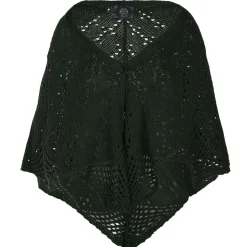 Fashion Damen Dreieck Poncho, Dunkel Damen Ponchos