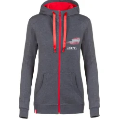 Outlet Damen Hoodie-Jacke "Austria", Dunkel Damen Jacken