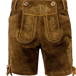 Shop Damen Lederhose "Babsi", Goat-Antik Suede Damen Lederhosen