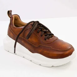 Fashion Damen Ledersneaker