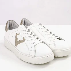 Sale Damen Leder-Sneaker "Sandy", Weiss Damen Schuhe & Socken
