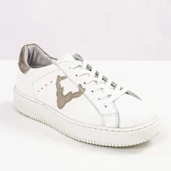 Sale Damen Leder-Sneaker 