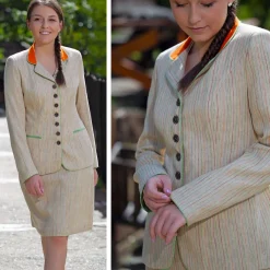 Outlet Damen Leinenblazer "Ronja", Sand Damen Jacken