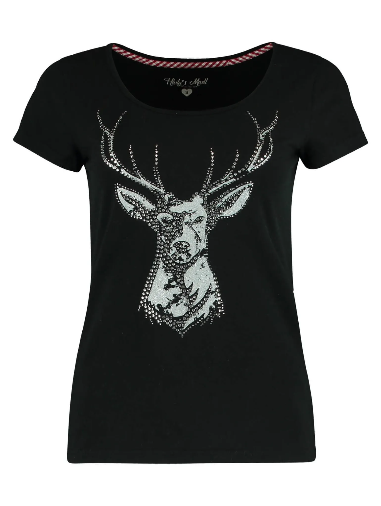 Sale Damen T-Shirt "Hirsch", mit Glitzer Damen Shirts