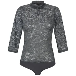 Cheap Damenbody "Sera", Anthrazit Damen Bodys