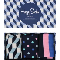 Discount Happy Socks 3er, 3D-Würfel Damen Socken|Schuhe & Socken