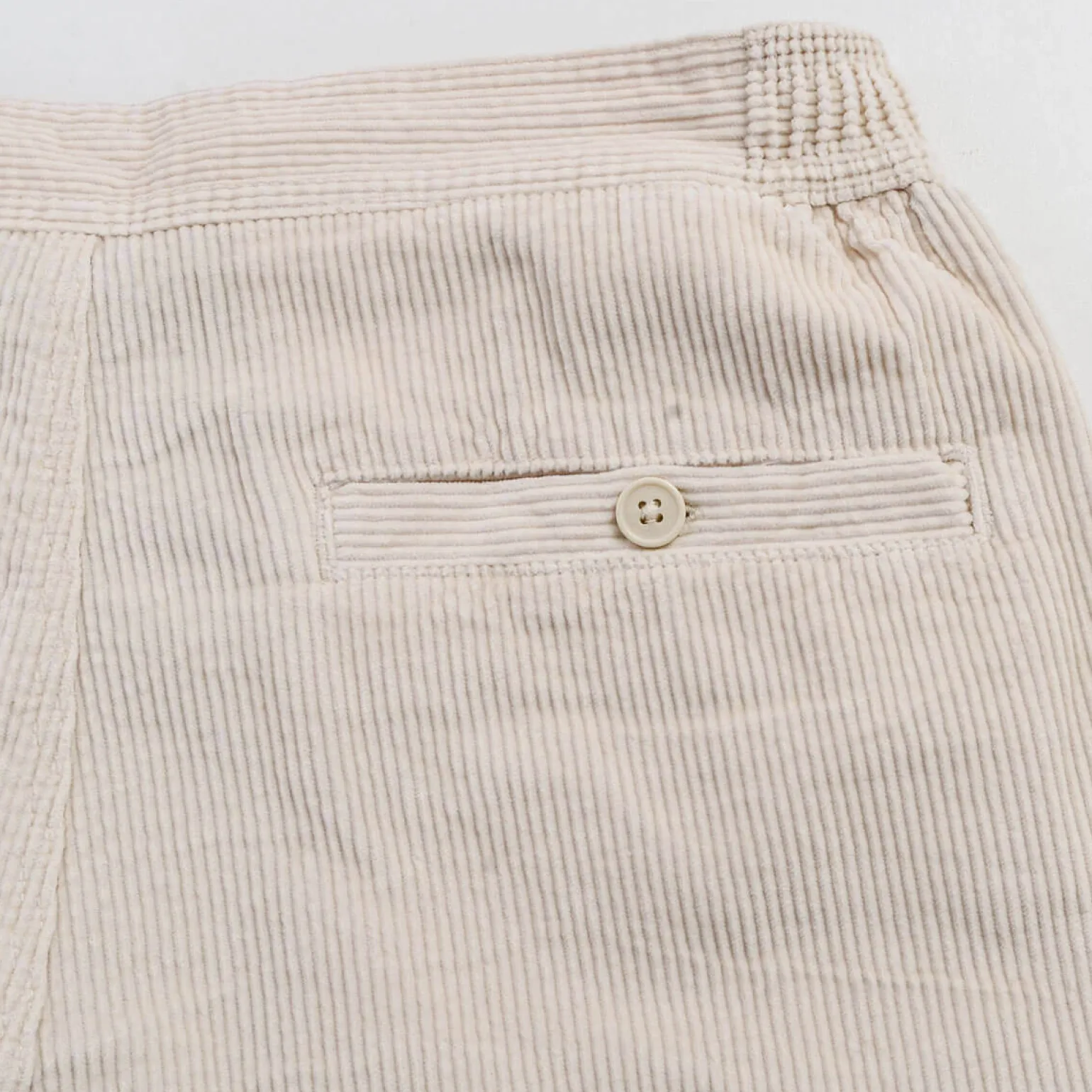 Fashion Herren Cord Shorts "Sommer", Creme Herren Freizeithosen
