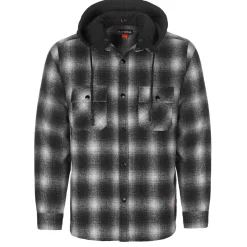 Best Herren Flanellhemd "Karo", mit Kapuze, Herren Hemden
