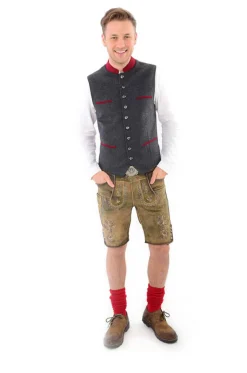Best Herren Gilet "Tirol", -Rot Herren Gilets