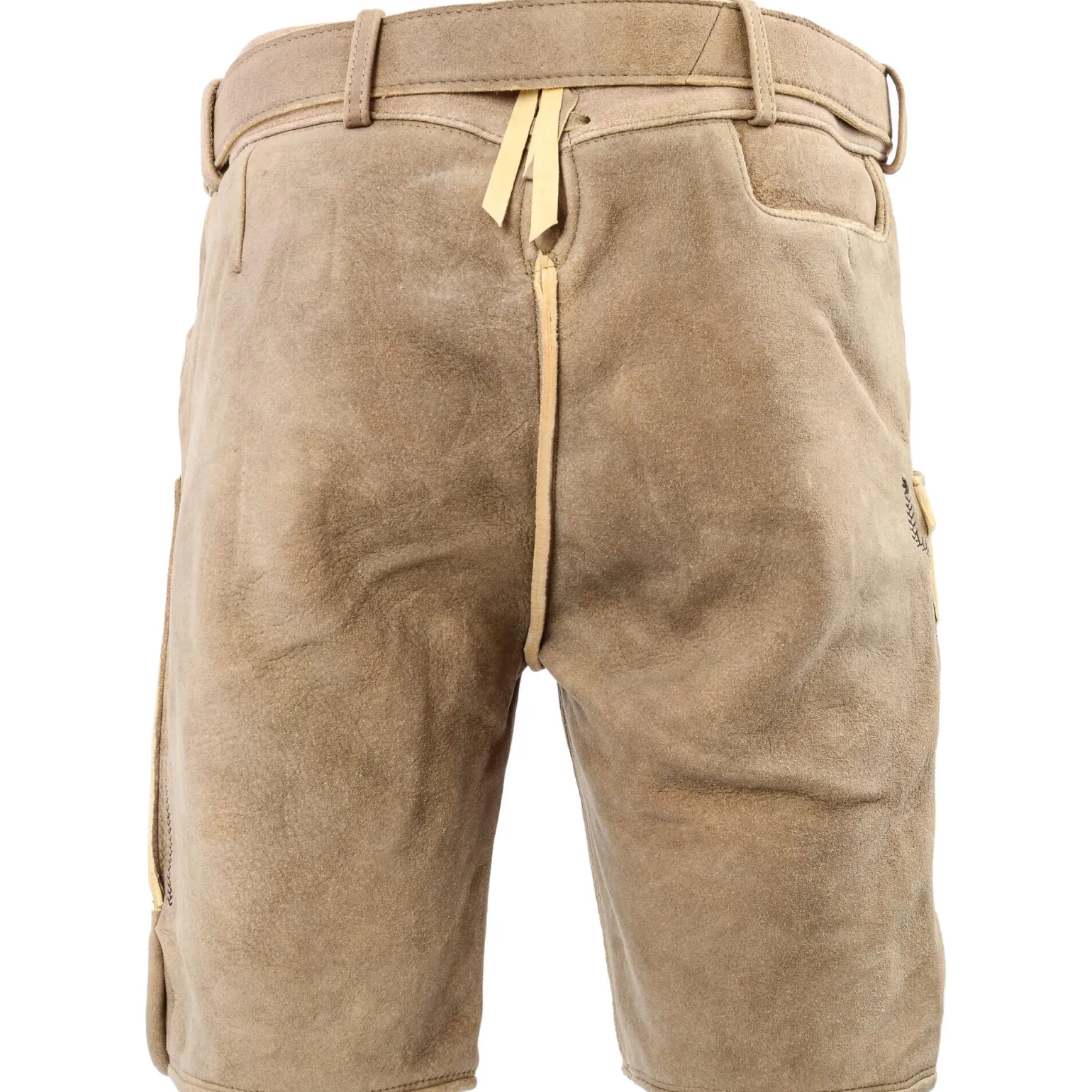 Cheap Herren Hirschlederhose "Kärnten", Hell Herren Lederhosen