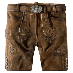 Online Herren Lederhose "Bertram", , Gespeckt Herren Lederhosen