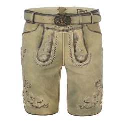 Store Herren Lederhose "Leon", Hell Herren Lederhosen