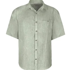 Discount Herren Leinenhemd "Vincent" Kurzarm, Salbei Herren Hemden