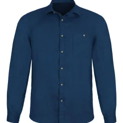 Store Herren Leinenhemd "Vincent", Dunkel Herren Hemden