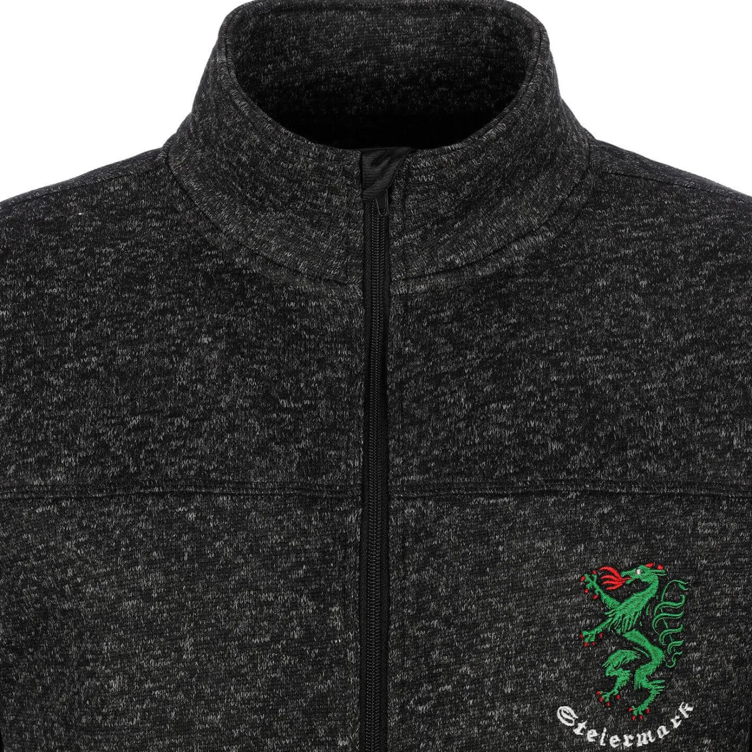 Sale Herren Strickfleece Jacke "Steiermark", Anthrazit Herren Jacken