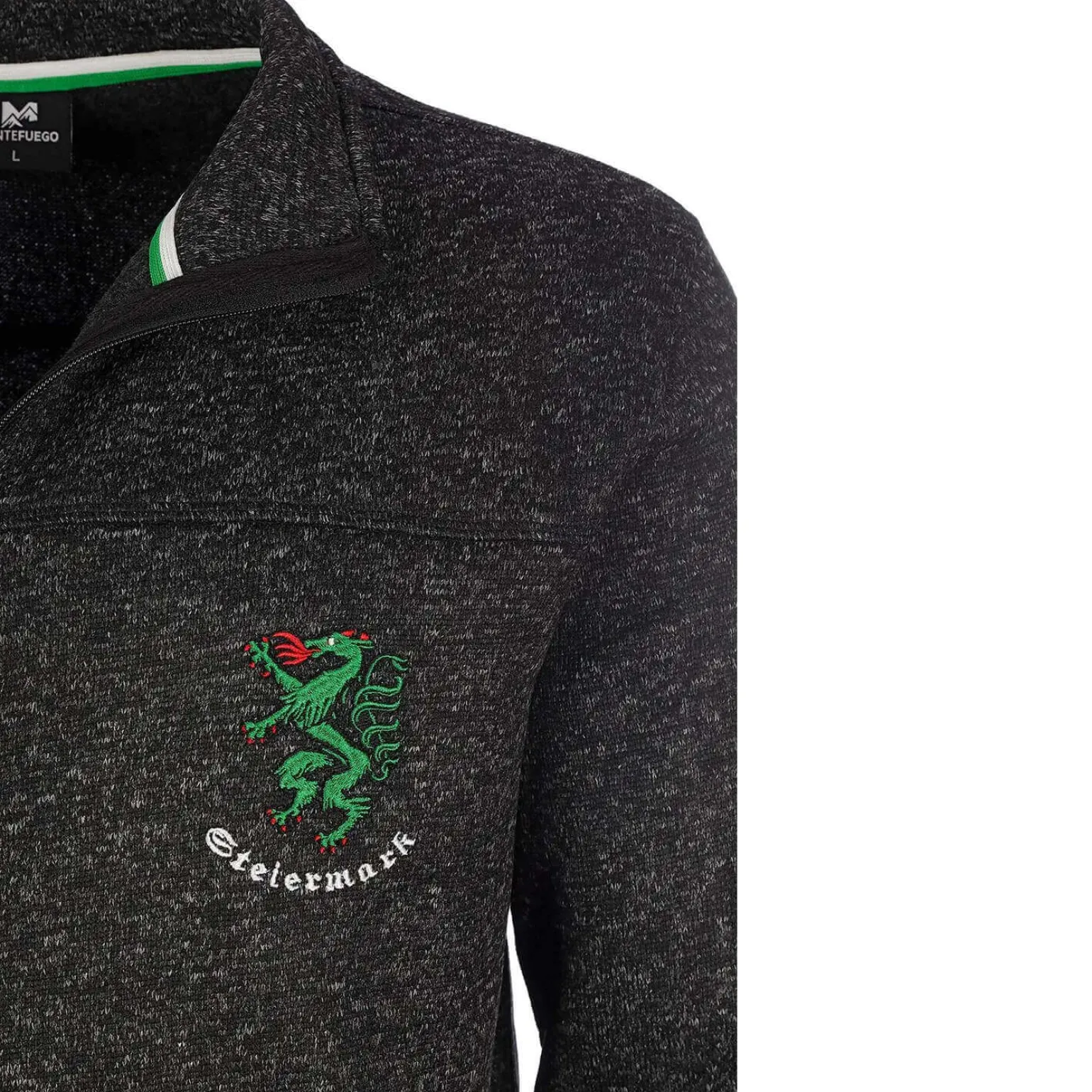 Sale Herren Strickfleece Jacke "Steiermark", Anthrazit Herren Jacken