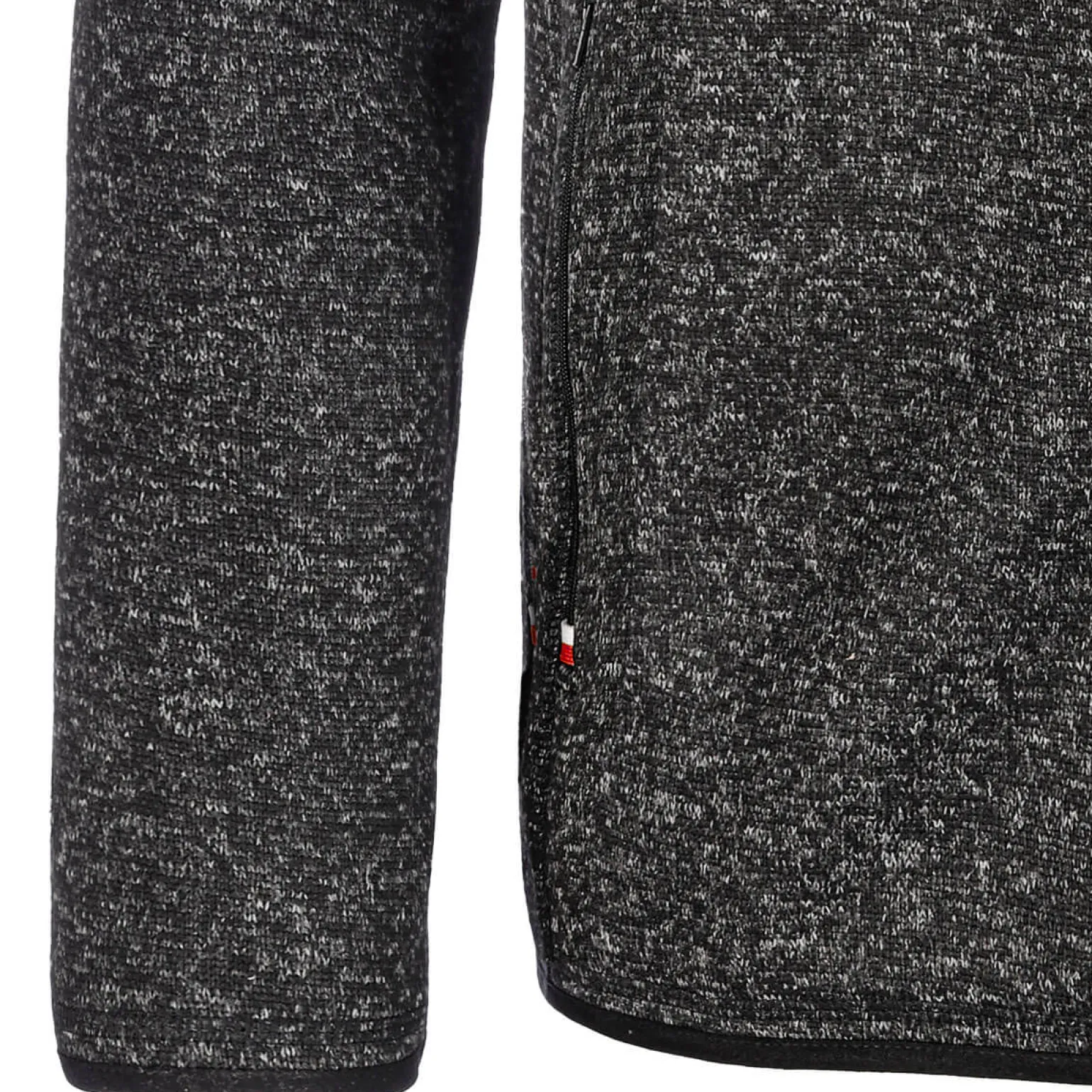 Hot Herren Strickfleece Jacke "Österreich", Anthrazit Herren Jacken