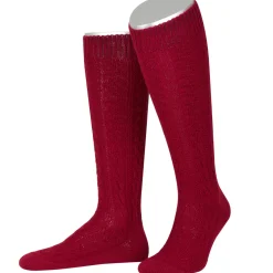 Cheap Herren Trachtenkniestrumpf, Bordeaux Herren Socken