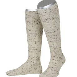 Hot Herren Trachtenkniestrumpf Loden Tweed, naturmeliert Herren Socken