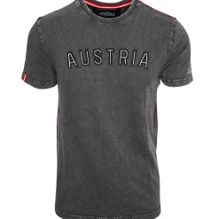 Fashion Herren T-Shirt "Austria Schriftzug", Dunkel Herren Shirts