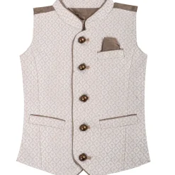 New Jungen Gilet "Salvo", Taupe Kinder Gilets