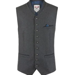 Discount Jungen Trachtengilet "Lucio", Schiefer-blau Kinder Gilets