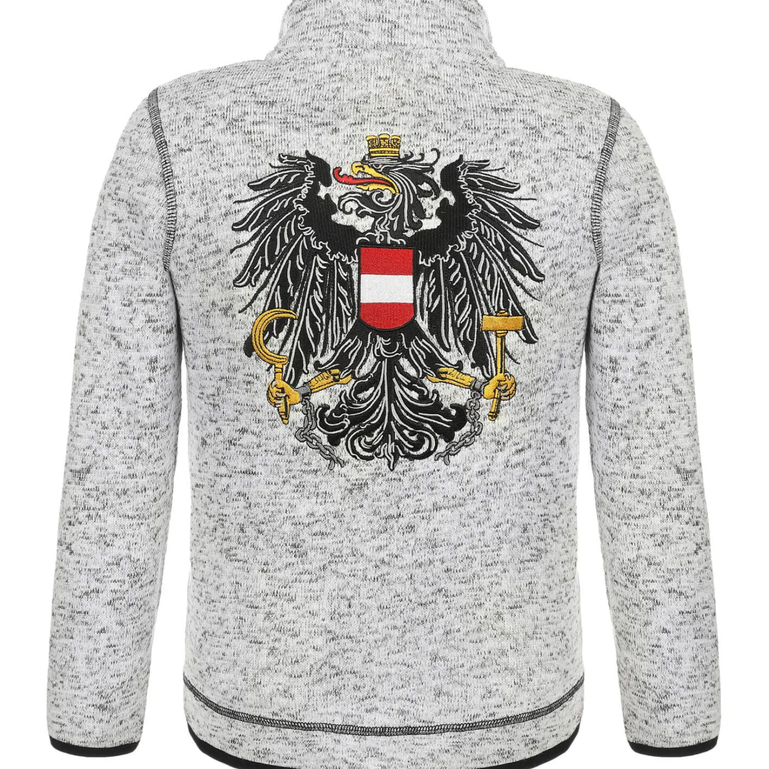 Store Kinder Strickfleece Jacke “Österreich", Hell Kinder Jacken & Anzüge