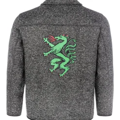 Outlet Kinder Strickfleece Jacke “Steiermark", Anthrazit Kinder Jacken & Anzüge