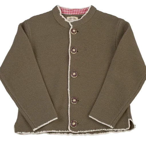 Clearance Kinder Strickjacke "Lukas", Braun Kinder Jacken & Anzüge