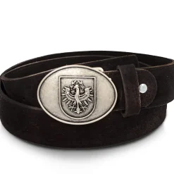Best Ledergürtel "Tiroler Adler", Dunkel Herren Accessoires